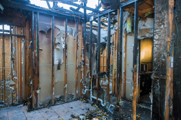 Professional Fire Damage Removal technician working in Columbia, TN